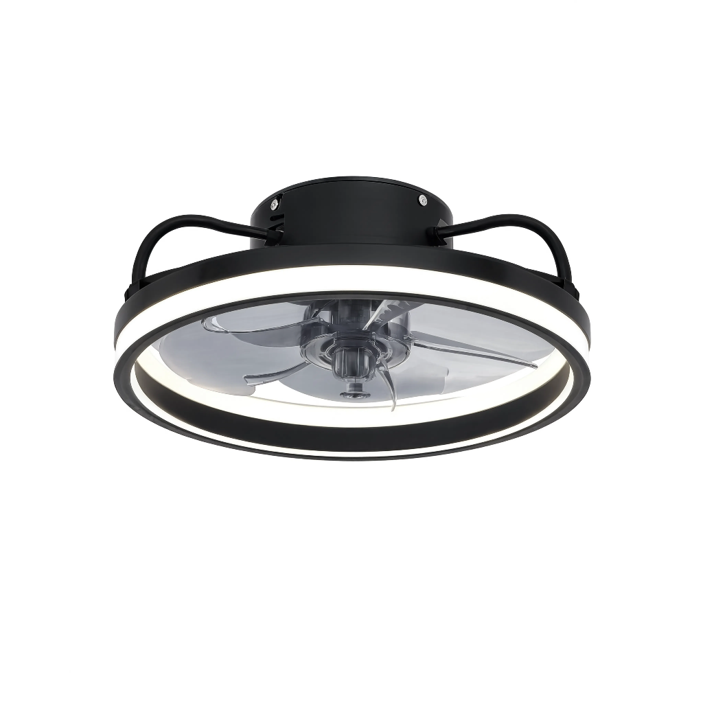 Ventilateur de Plafond Compact Connecté avec LED - Modèle Noroît