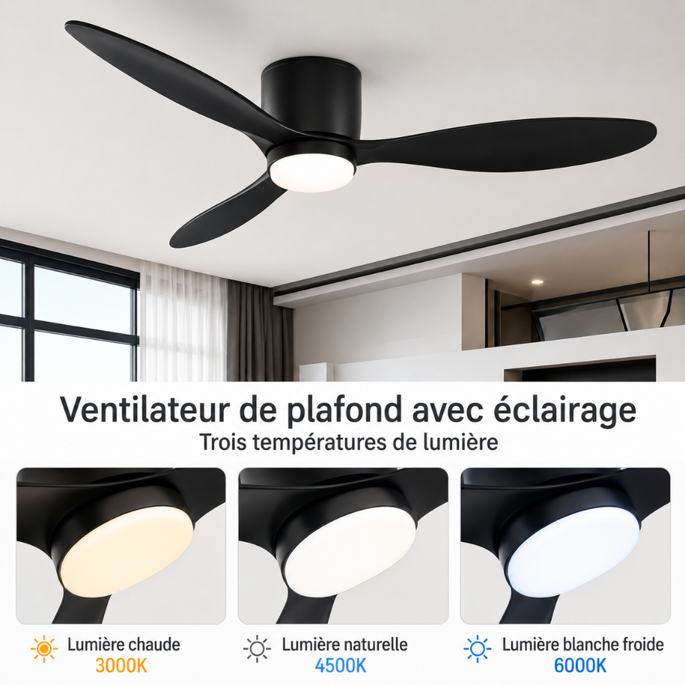 Ventilateur de plafond Vento, détail du design