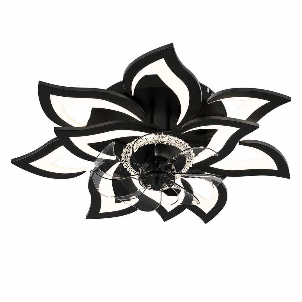 Ventilateur de plafond Zéphyr LED silencieux, rendu design
