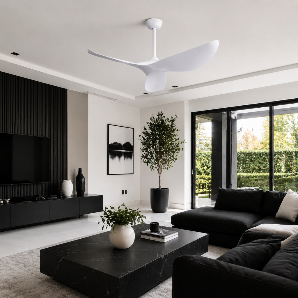 Ventilateur de Plafond Design Élégant & Compact - Modèle Capri
