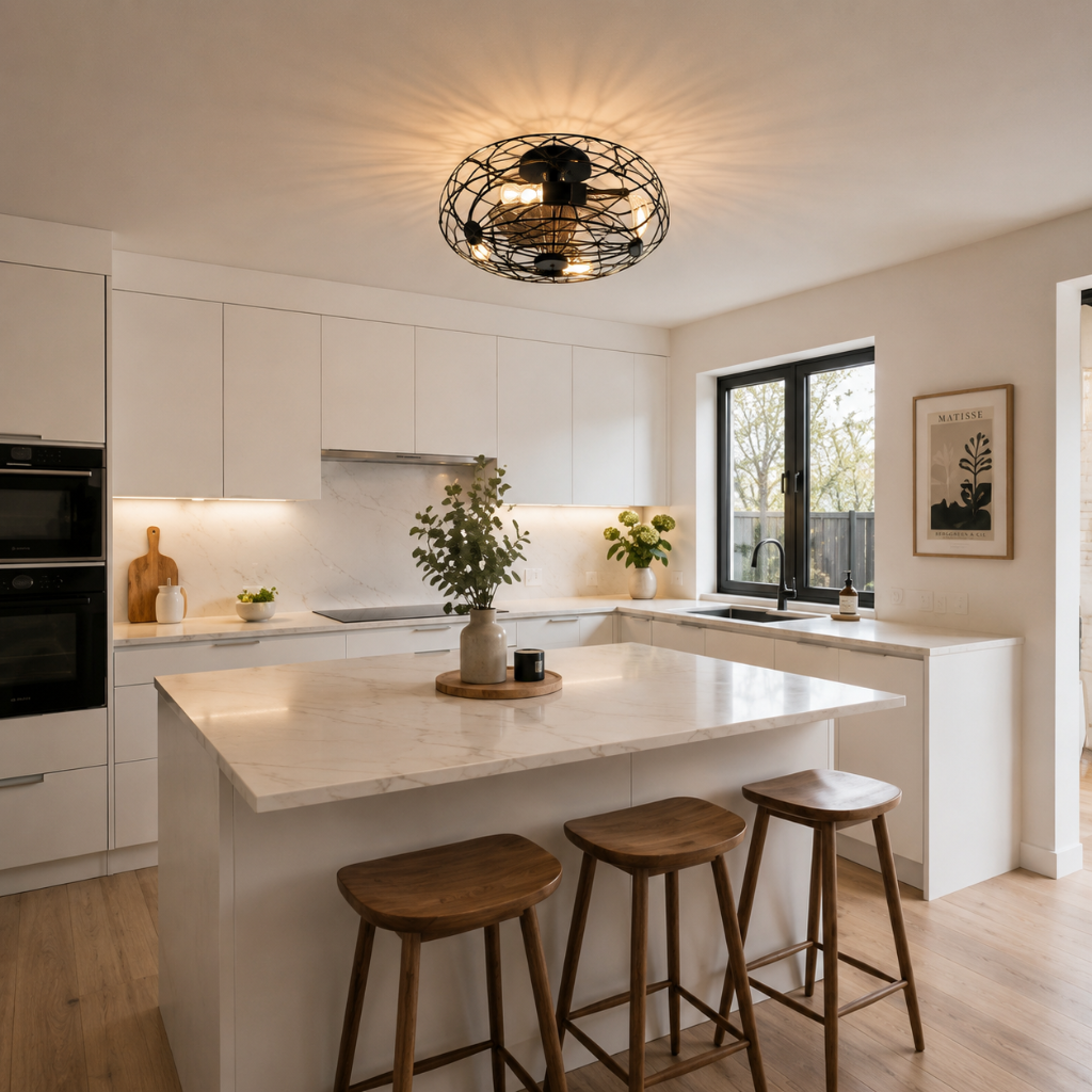 Ventilateur de Plafond Design Audacieux & Moderne - Modèle Némésis
