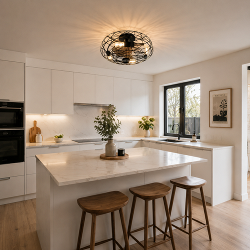 Ventilateur de Plafond Design Audacieux & Moderne - Modèle Némésis