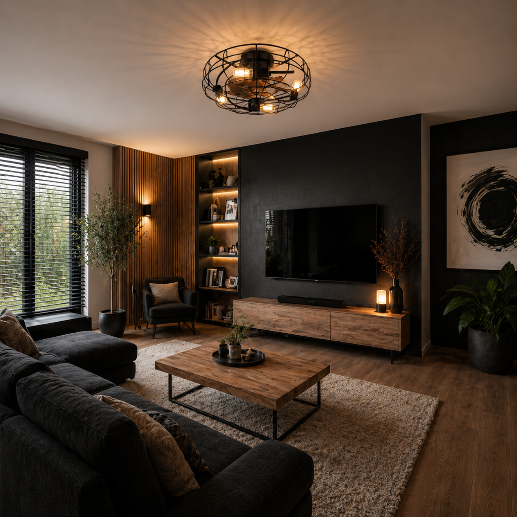 Ventilateur de Plafond Design Audacieux & Moderne - Modèle Némésis
