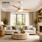 Ventilateur de Plafond Design avec Éclairage LED – Modèle Listo