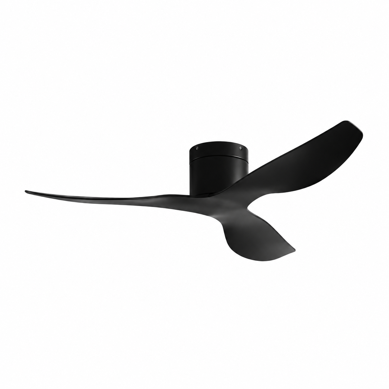 Ventilateur de Plafond Ultra-Plat en Bois Sombre – Modèle Vergo