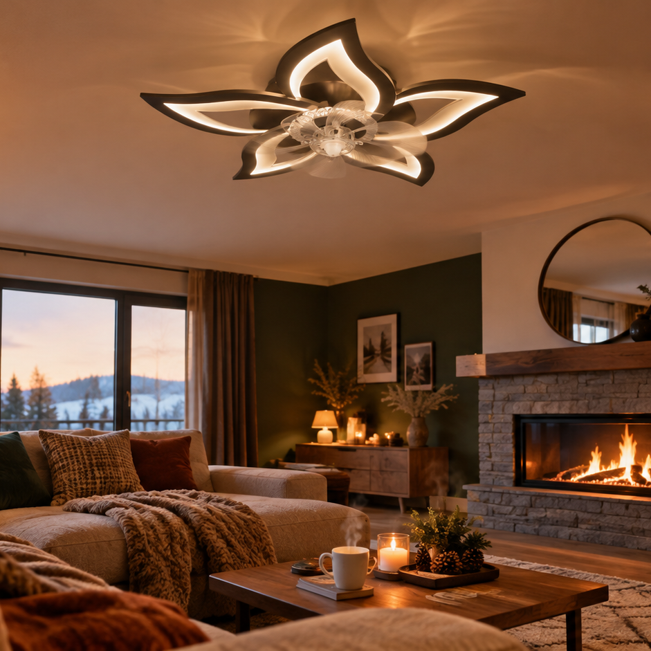 Ventilateur de Plafond LED Silencieux Modèle Zéphyr