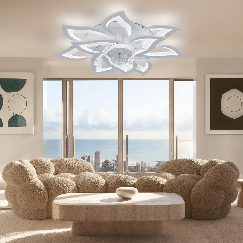 Ventilateur de Plafond LED Silencieux Modèle Zéphyr