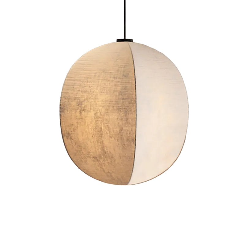 Grande suspension japonaise sculpturale, 32x40cm — vue produit