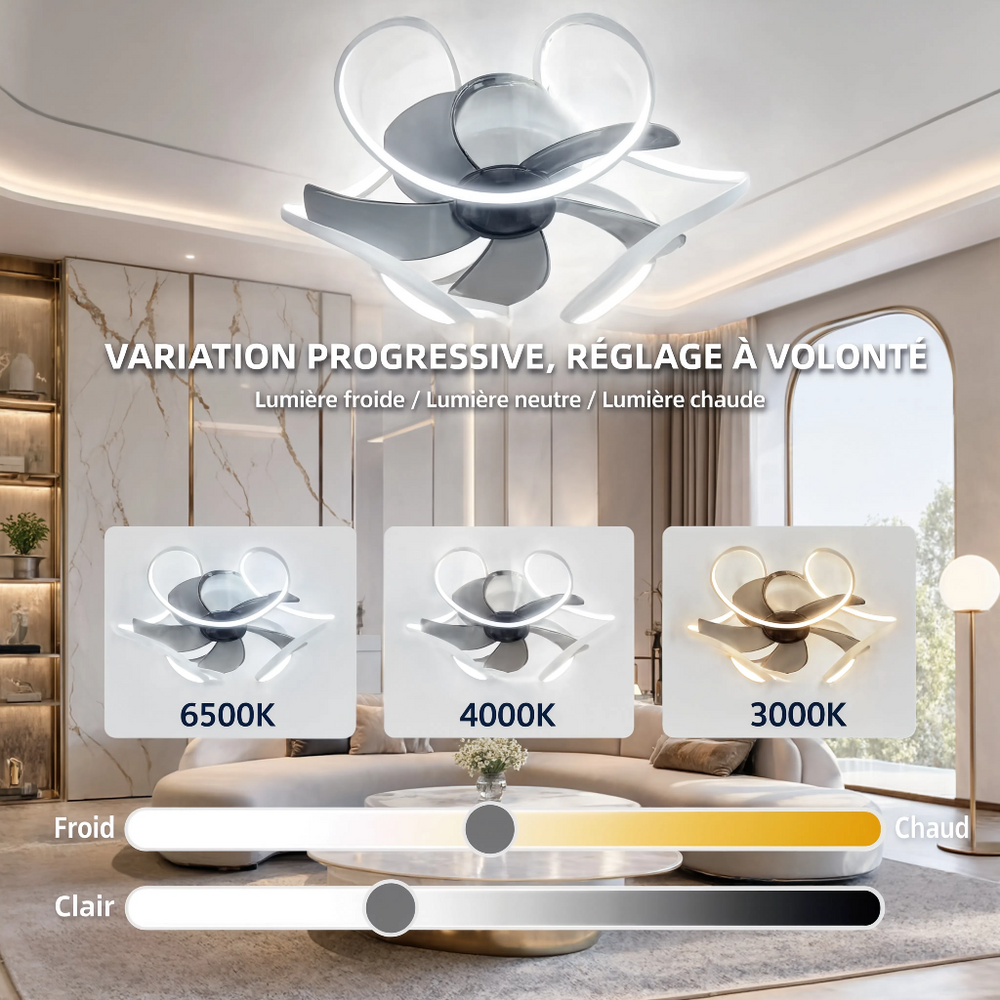 Variations de couleur premium — Ventilateur de plafond Harmattan