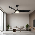 Ventilateur de Plafond Design en Bois Massif – Modèle Alizé