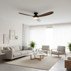 Ventilateur de Plafond Design en Bois Massif – Modèle Nordka