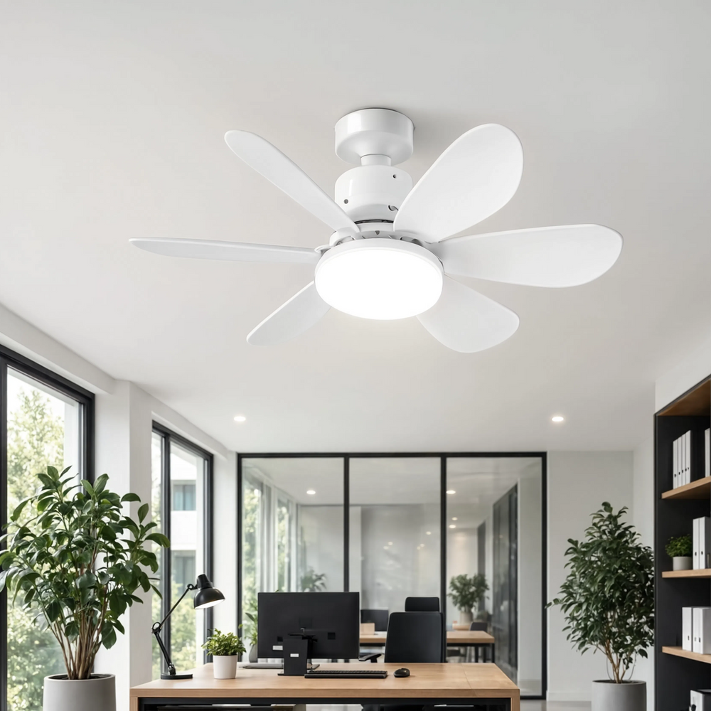 Mini ventilateur LED Nano à visser, bureau contemporain