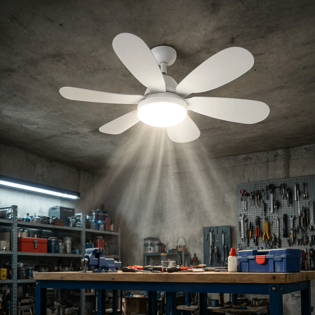 Mini Ventilateur LED d'Appoint à Visser — Modèle Nano