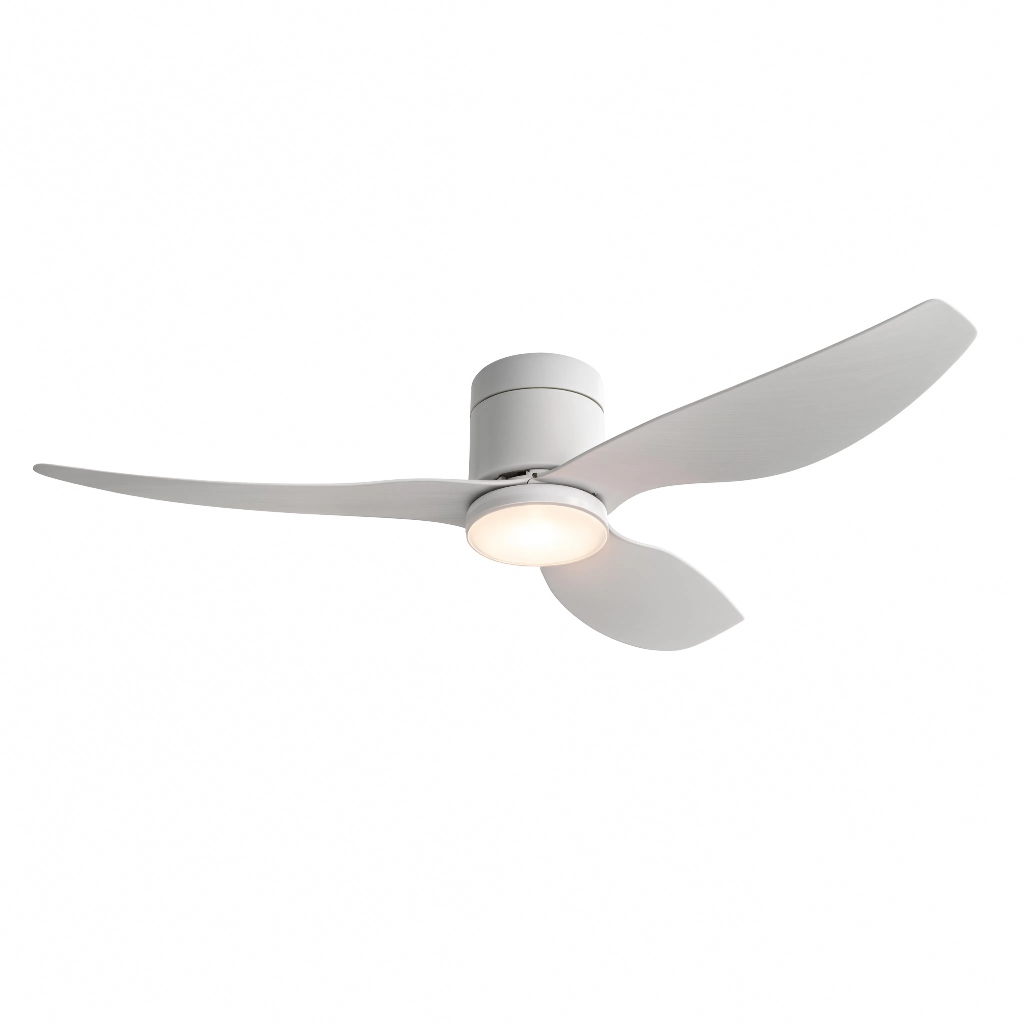 Ventilateur de Plafond Design Industriel & Bois Précieux - Modèle Syracus