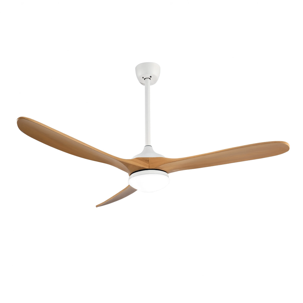 Ventilateur de Plafond Design en Bois Massif – Modèle Alizé