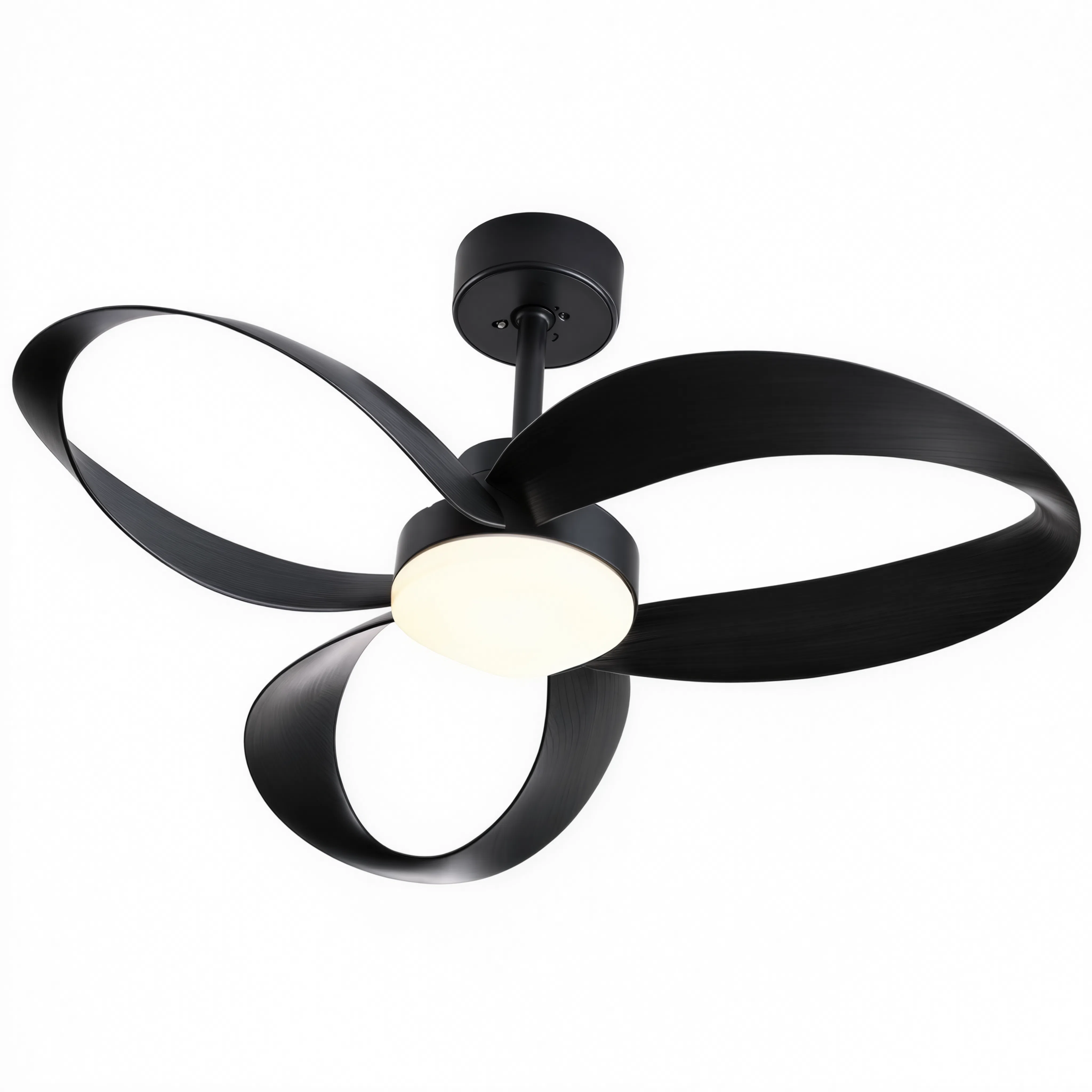 Ventilateur de Plafond Design en Bois Naturel - Modèle Sirocco