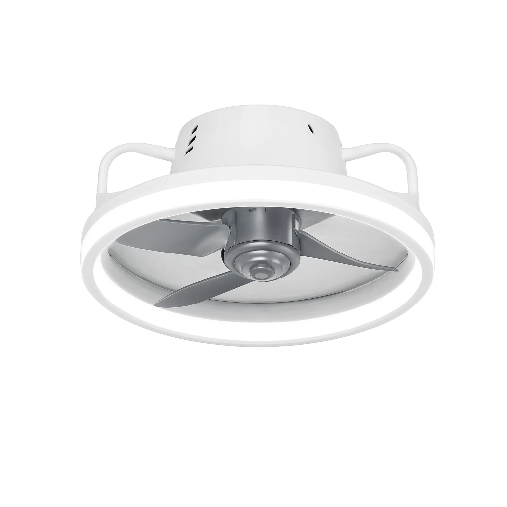 Ventilateur de Plafond Compact Connecté avec LED - Modèle Noroît